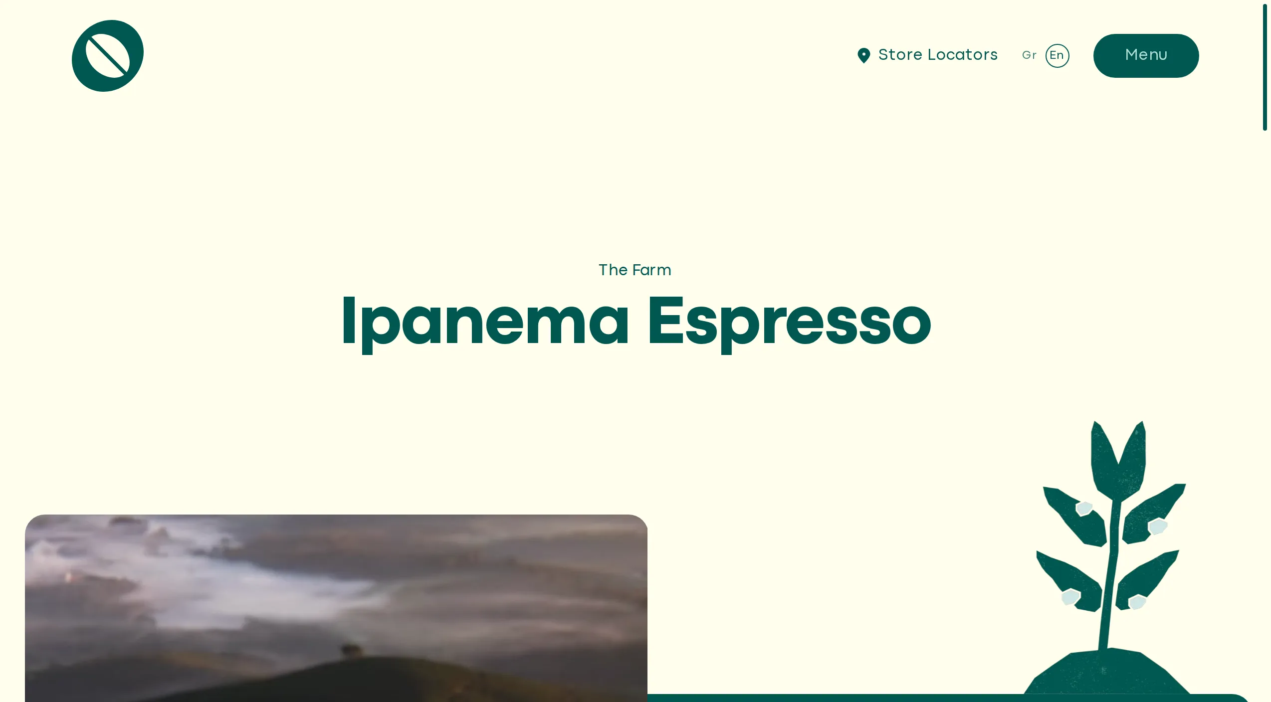 The Farm — the Ipanema Espresso origin story, told in the brand's illustrative system