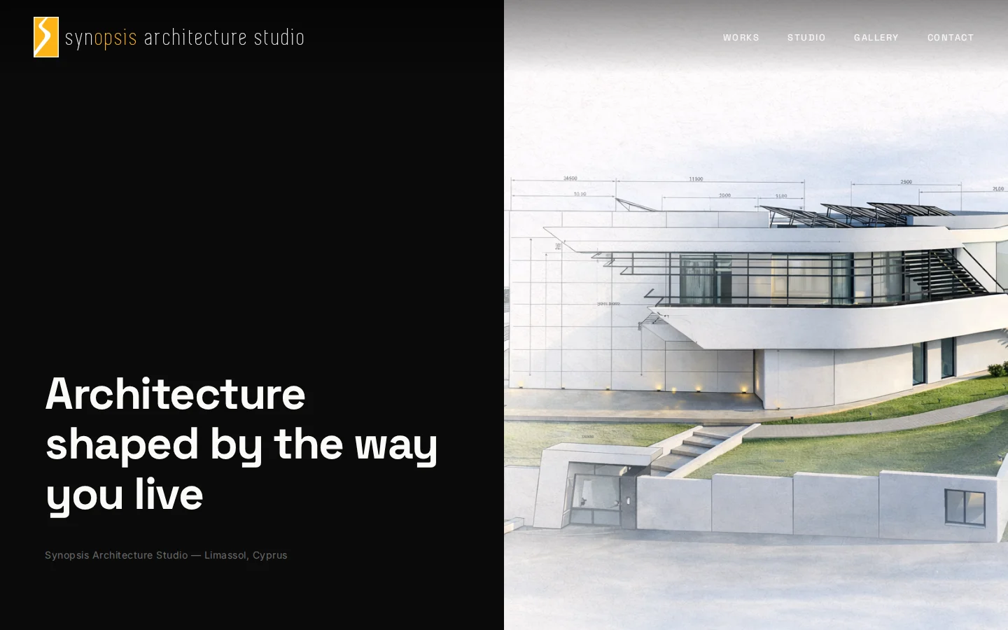 Synopsis Architecture - Digital Portfolio project by thehtml.studio